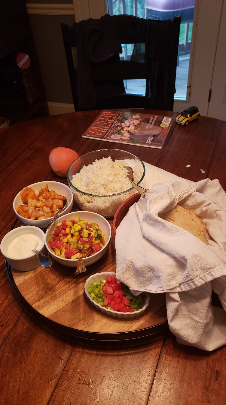 Mexican-inspired Meal a.k.a. "Fresh Tortilla Accompaniment"